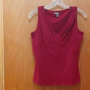 apt. 9 red tank top, size medium